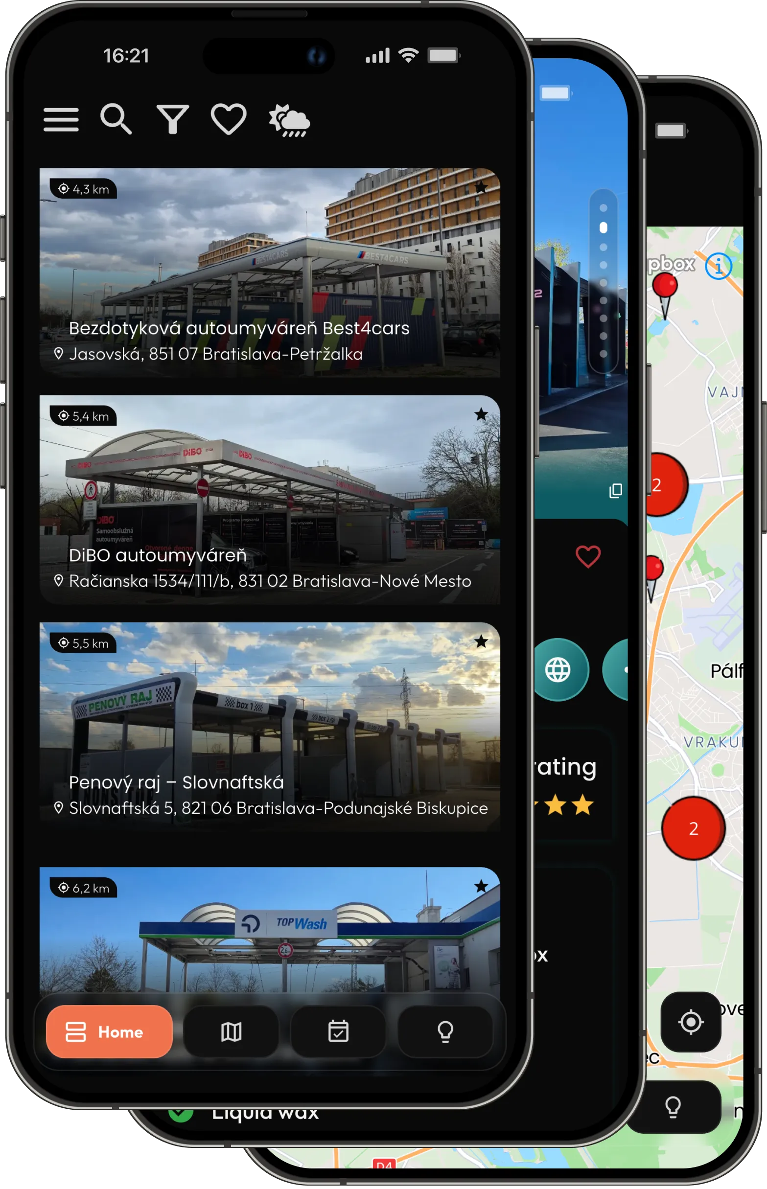 Carwalo App Screens