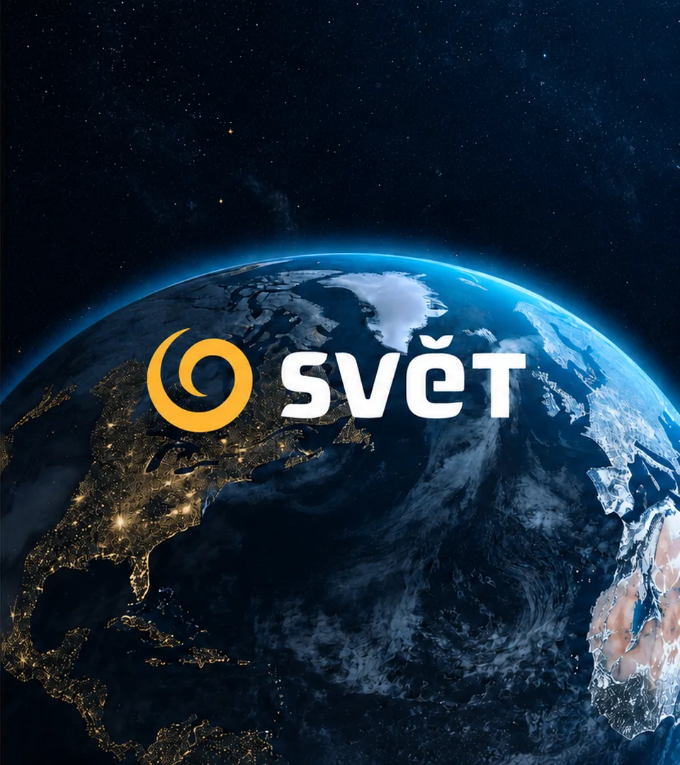 JOJ Svet logo over Earth